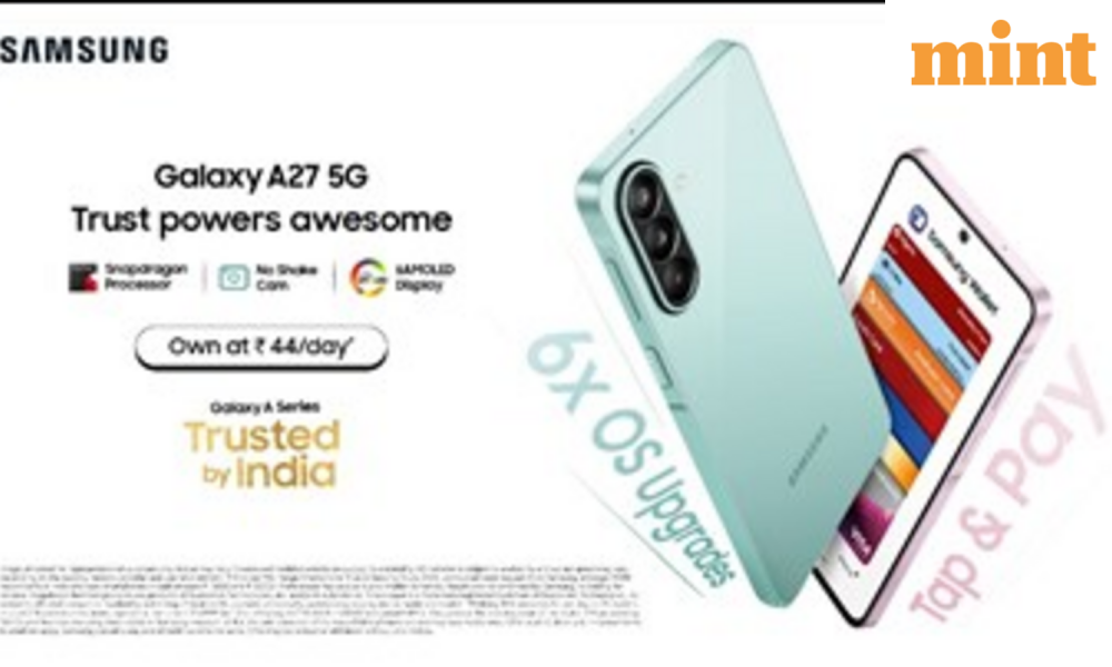 Samsung Galaxy A27 5G debuts in India with 120Hz AMOLED display, price starts at ₹28,999