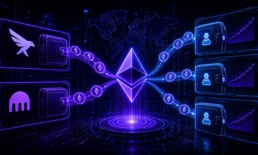 Three Wallets Withdraw $122M In Ethereum From FalconX And Kraken: Is Tom Lee Buying Again?