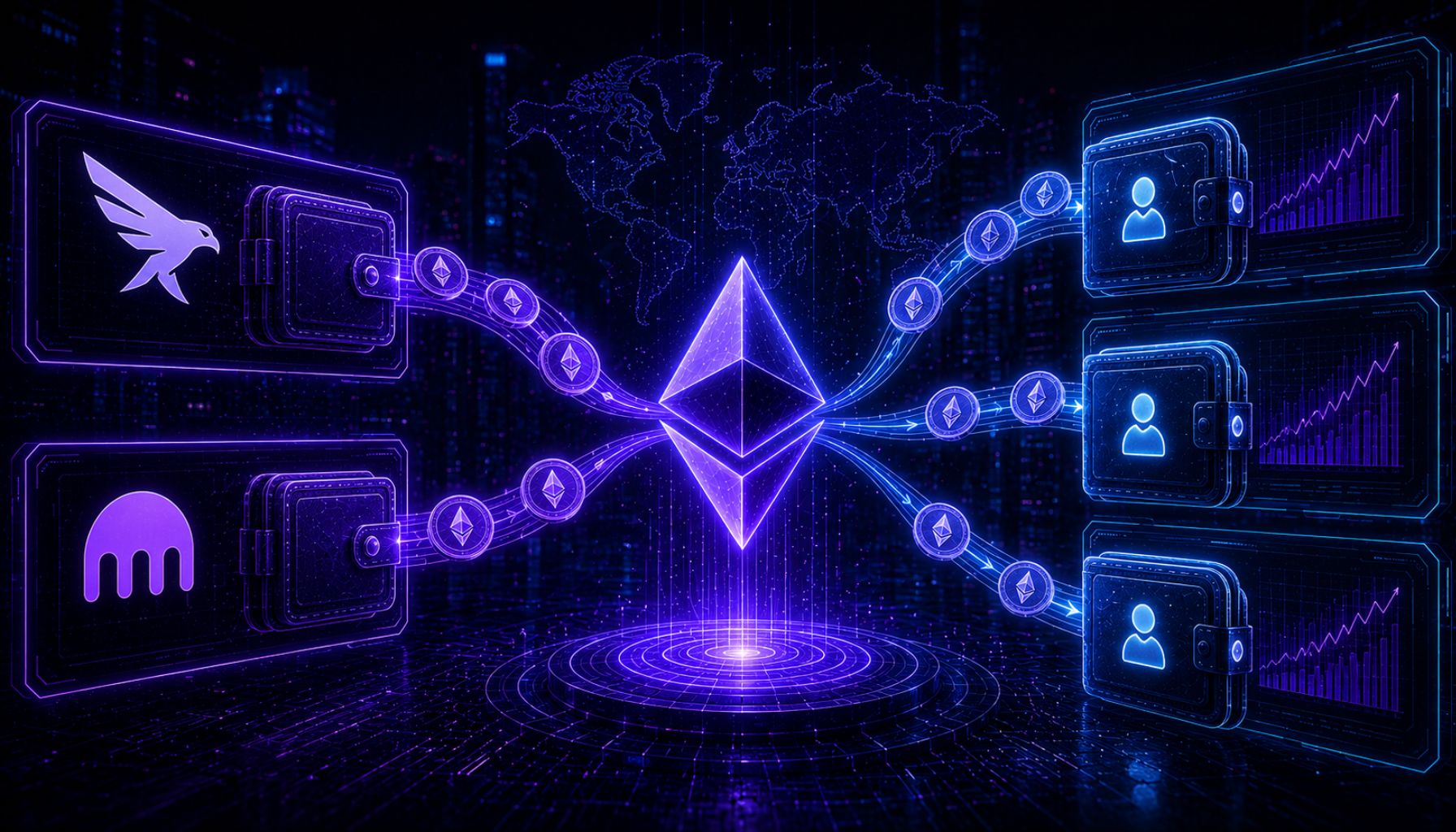 Three Wallets Withdraw $122M In Ethereum From FalconX And Kraken: Is Tom Lee Buying Again?