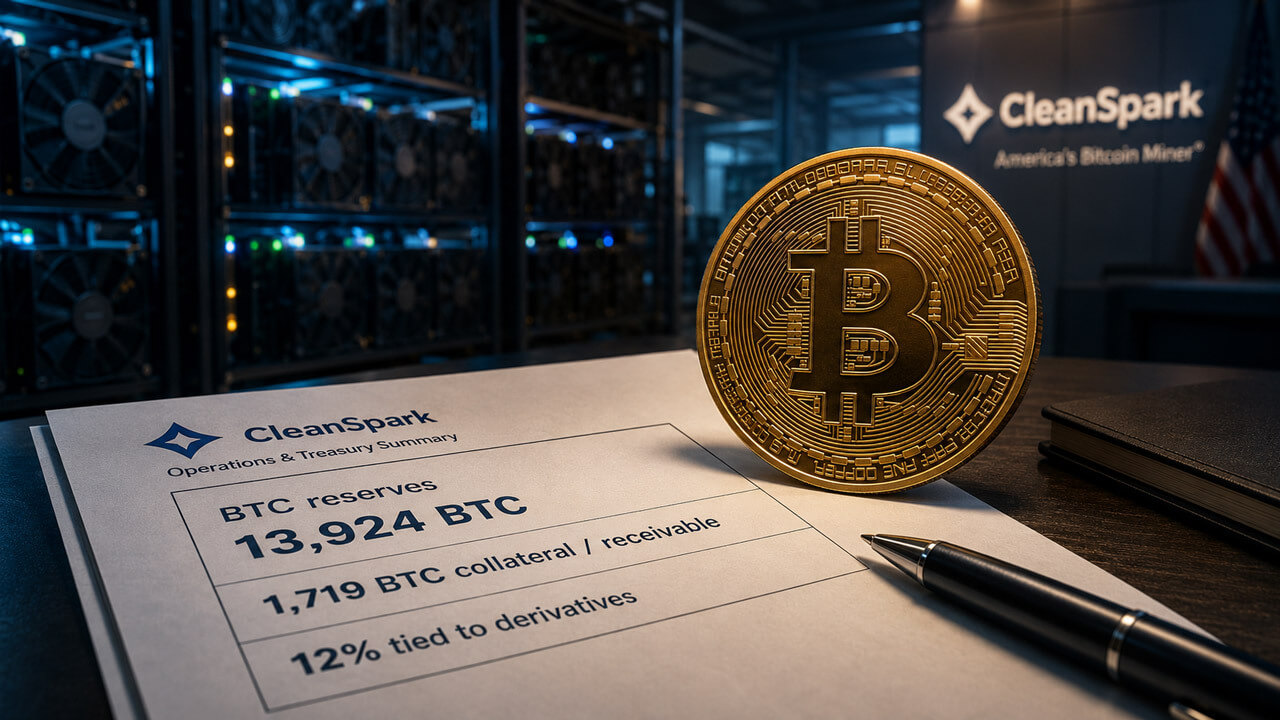 Bitcoin miners are using up to 12% of treasury BTC as collateral rather than selling coins