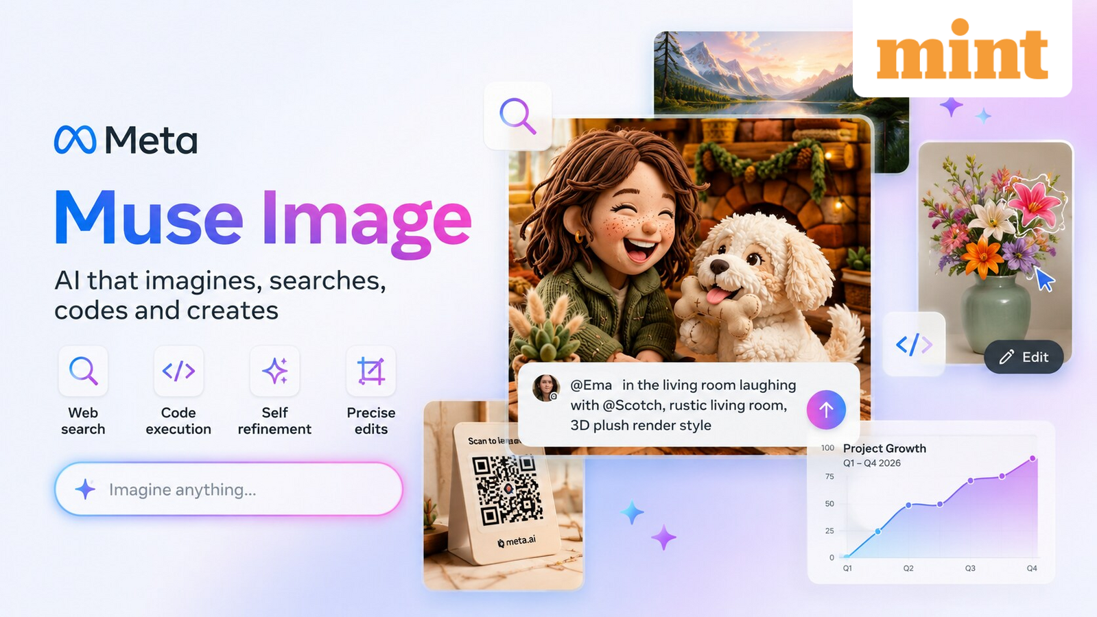 Meta's latest AI model can generate images, websites and even QR codes