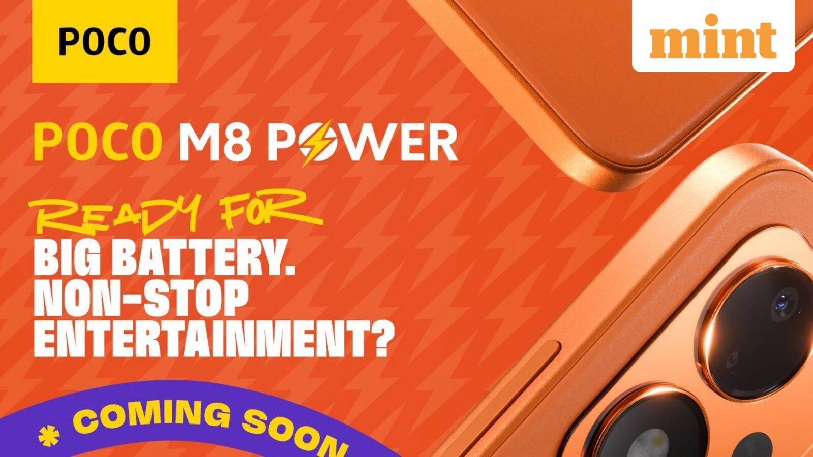 Poco M8 Power launching in India on 4th August: 8,000mAh battery, AMOLED display confirmed