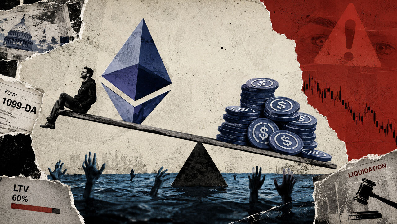 How the "buy, borrow, die" tax trade is quietly loading DeFi pools with hidden credit risk